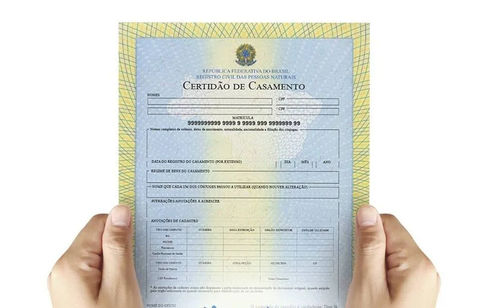 Como tirar a 2° via da certidão de casamento no cartório