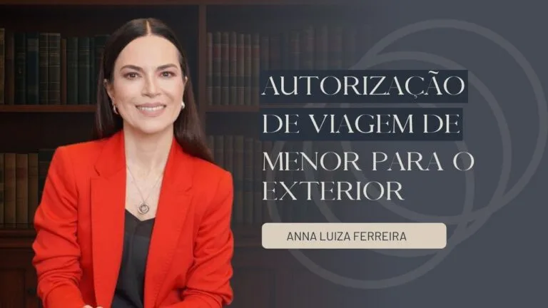 autorização de viagem de menor para o exterior