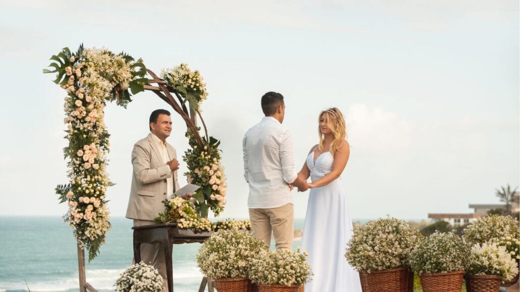 casamento na praia em diligência